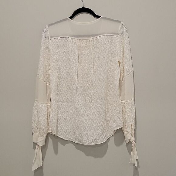 Rebecca Taylor emroidered silk blouse sz 6 - Picture 7 of 7